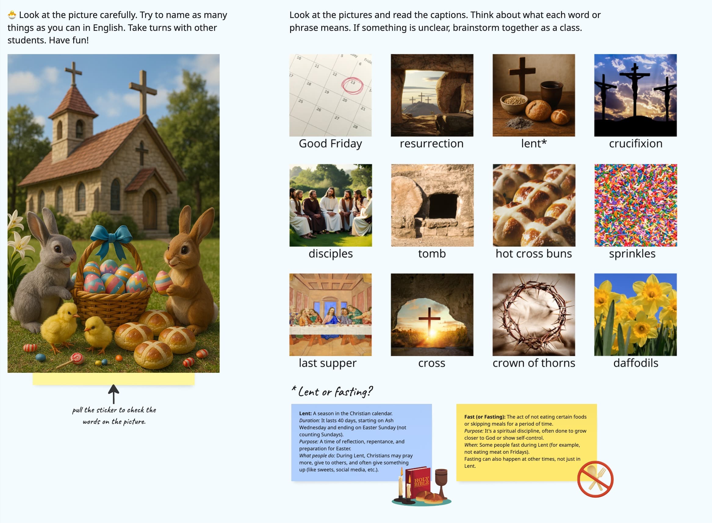 Easter lesson B1/B2 preview 1