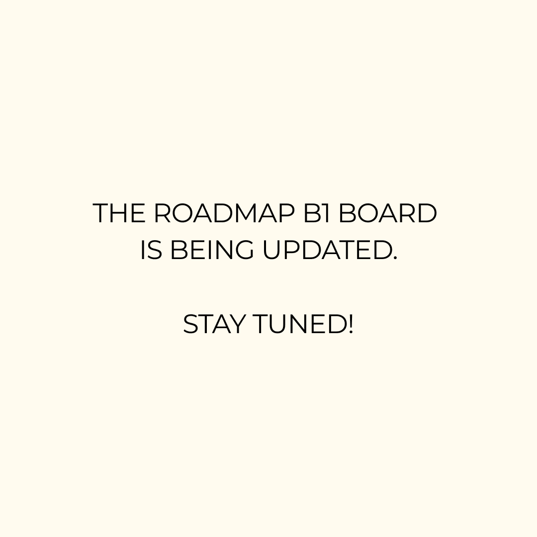ROADMAP B1 (1-5 units) preview 2