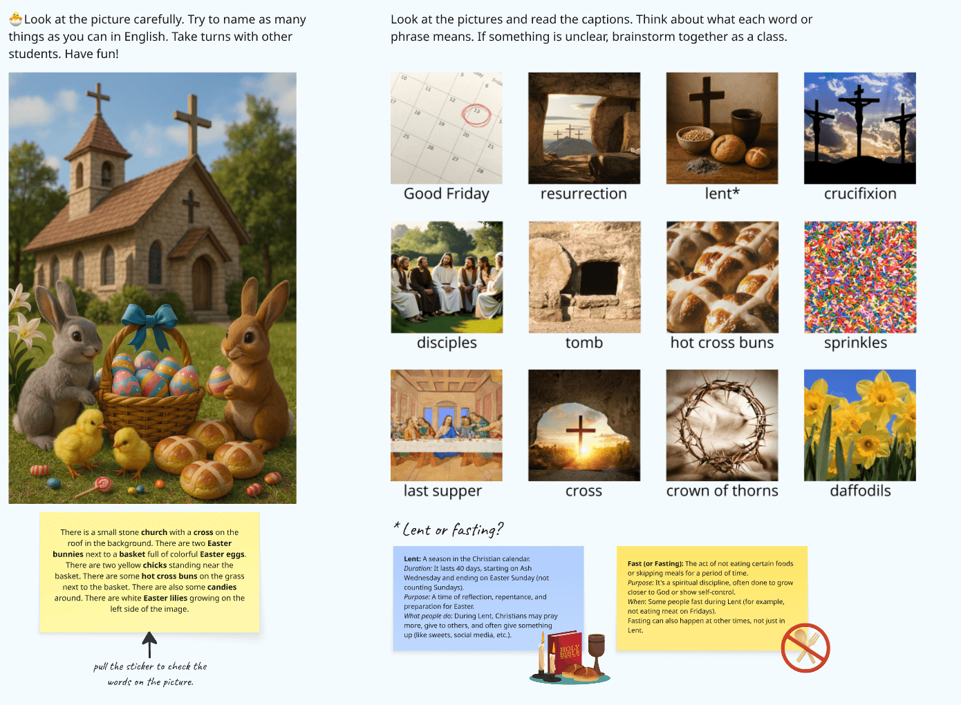 Easter English lesson B1/B2 preview 4