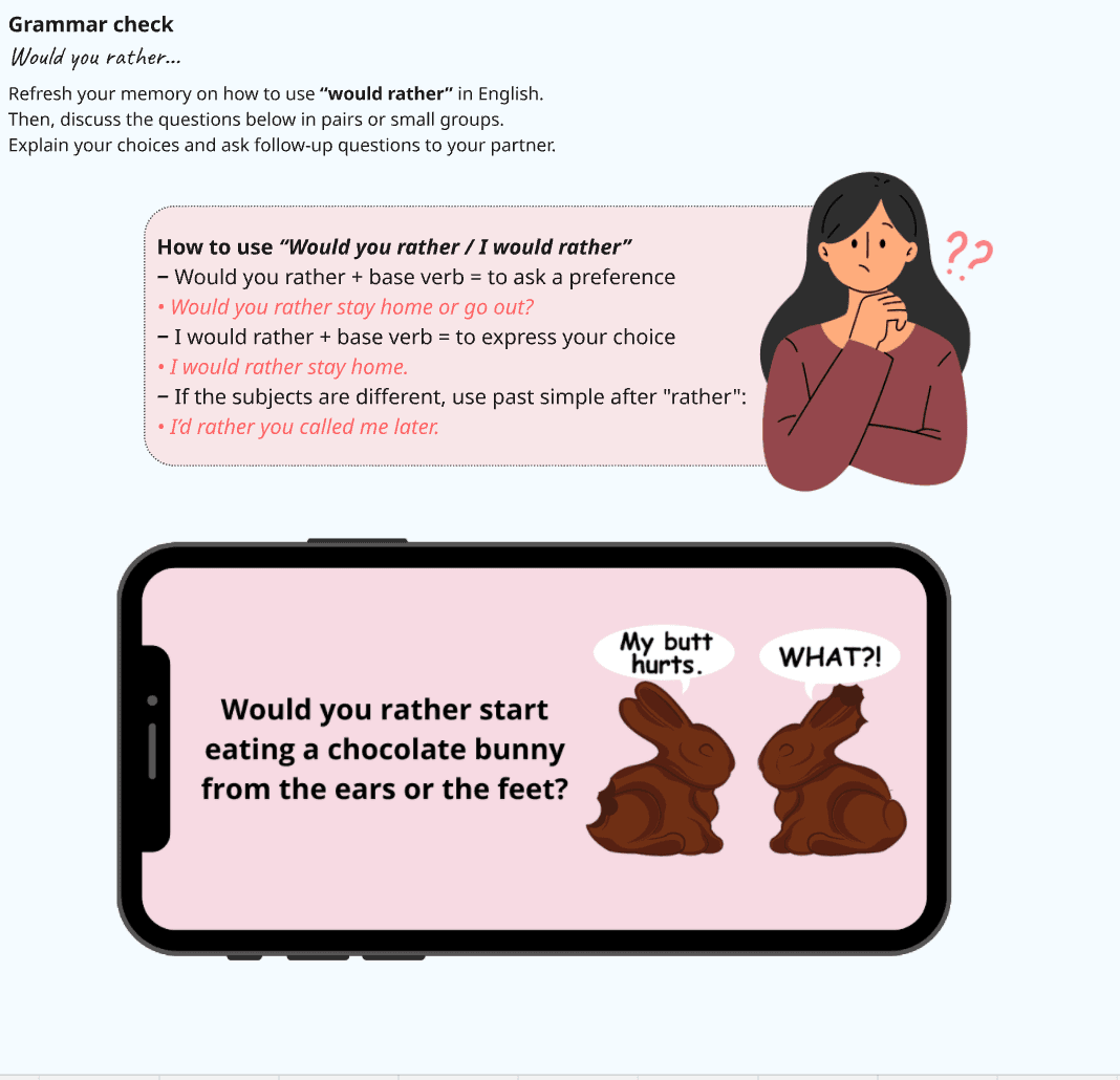 Easter English lesson B1/B2 preview 5