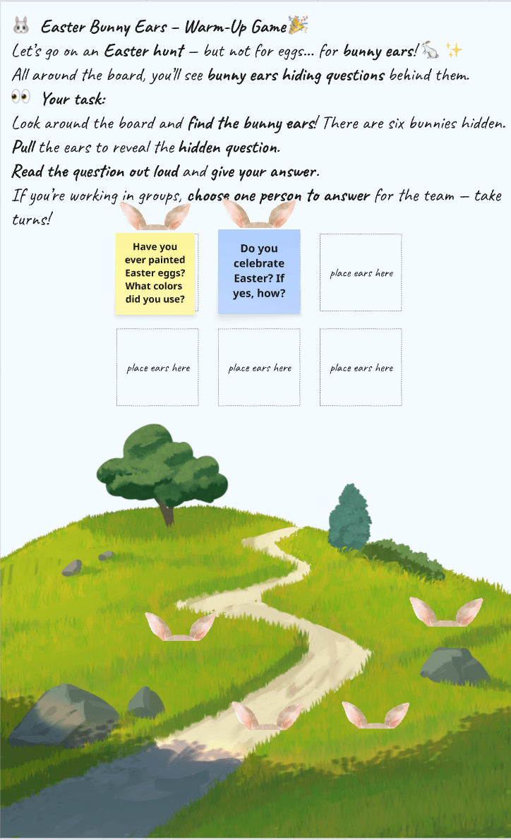 Easter English lesson A2/A2+ preview 1