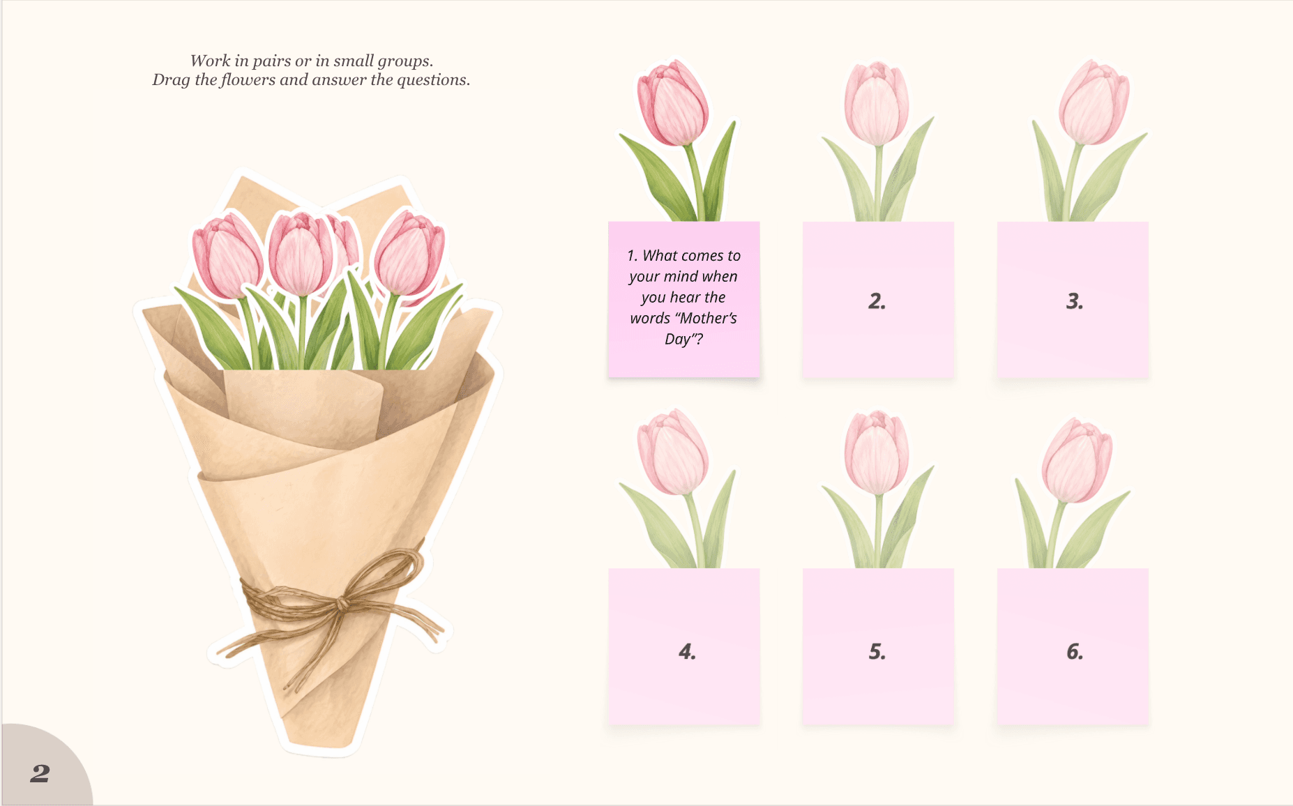 Mother's Day Lesson Plan B1/B2 preview 1