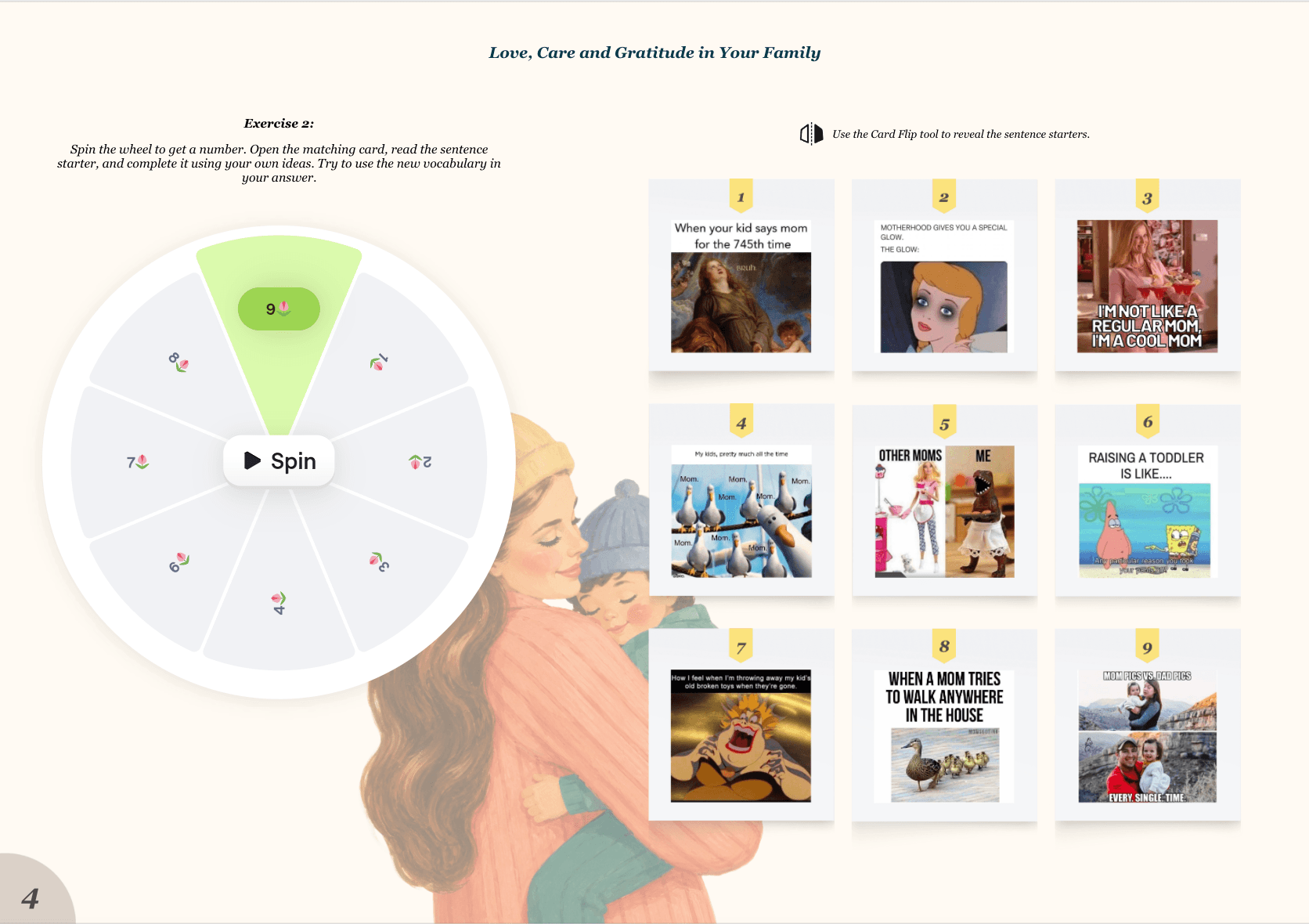 Mother's Day Lesson Plan B1/B2 preview 3