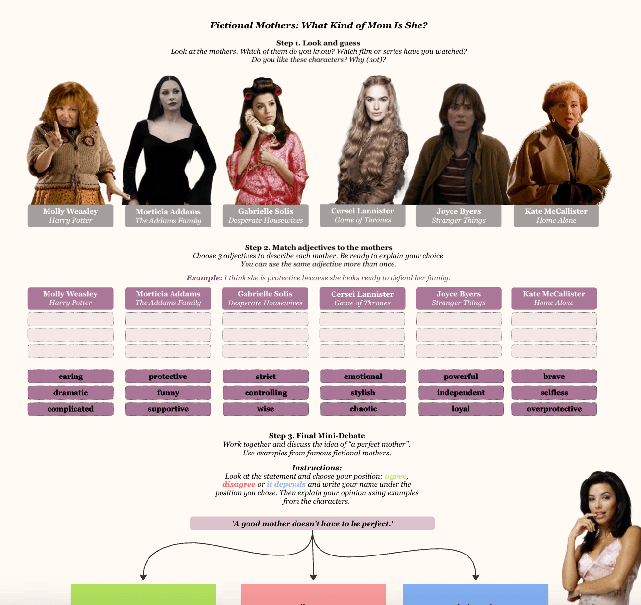 Mother's Day Lesson Plan B1/B2 preview 5