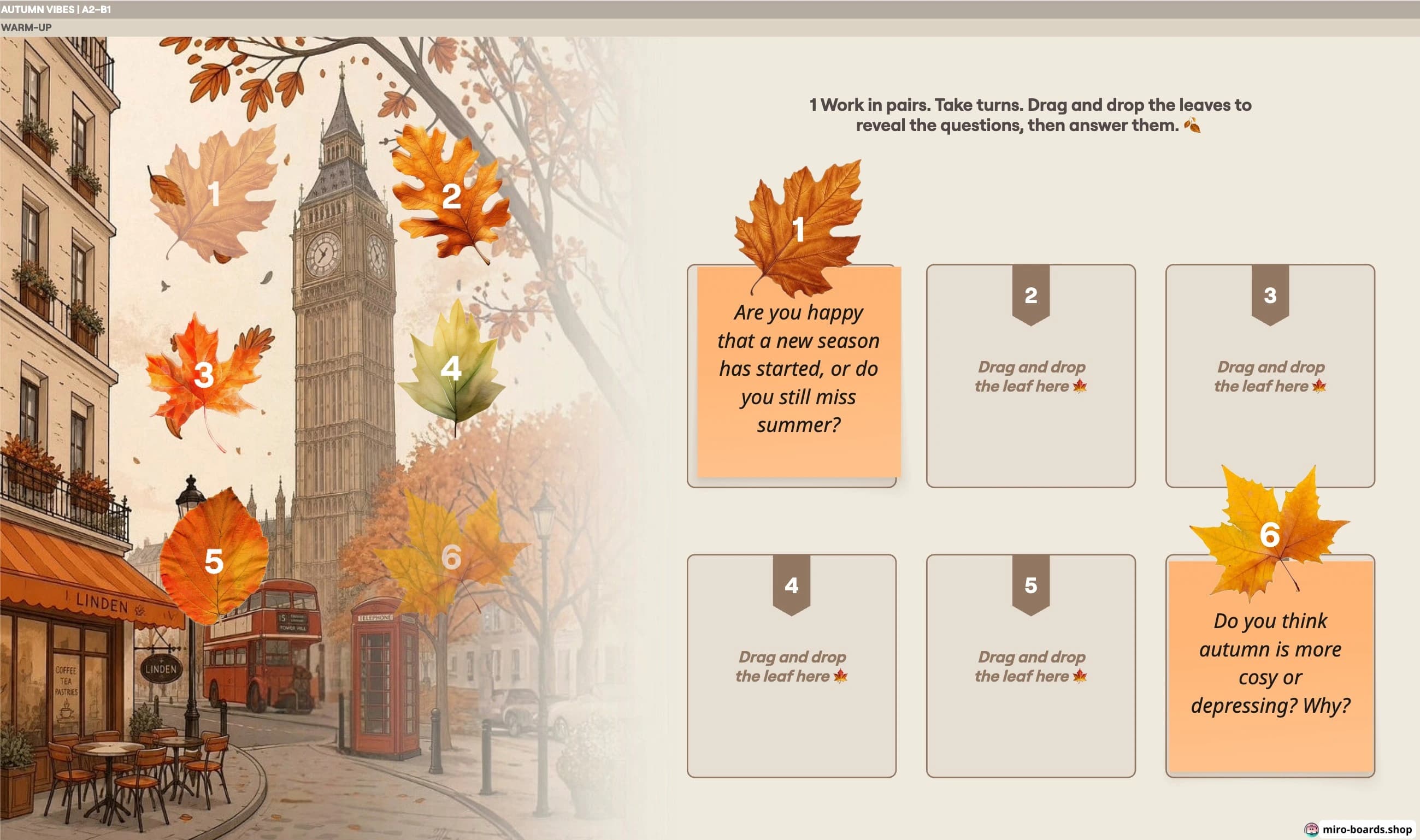 AUTUMN VIBES Ready-to-Use Lesson Plan preview 1